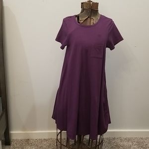 Long purple dress